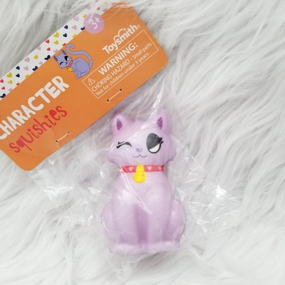 Character Squishies Toy Stress Reliever Lot of 7 Monkey Otter Shark Kitty Age 3+ - Picture 4 of 9